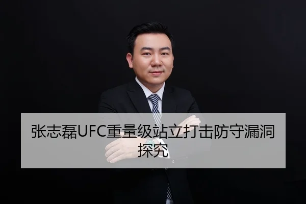 张志磊UFC重量级站立打击防守漏洞探究